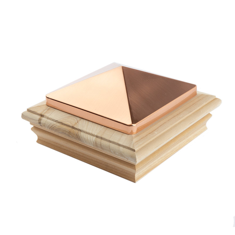 Deckorators Newport High Top 6x6 Cedar Post Cap Wayfair